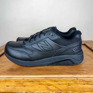 NEW New Balance Men’s 928v3 Black Leather Walking Shoes Size 10.5